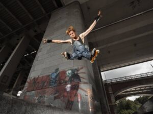 concept for 5 tricks you can pull off in inline skates