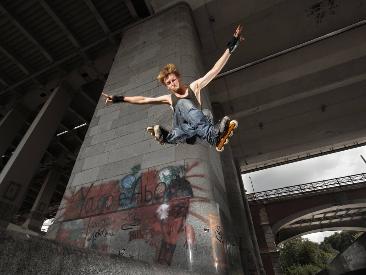 concept for 8 tricks you can pull off in inline skates